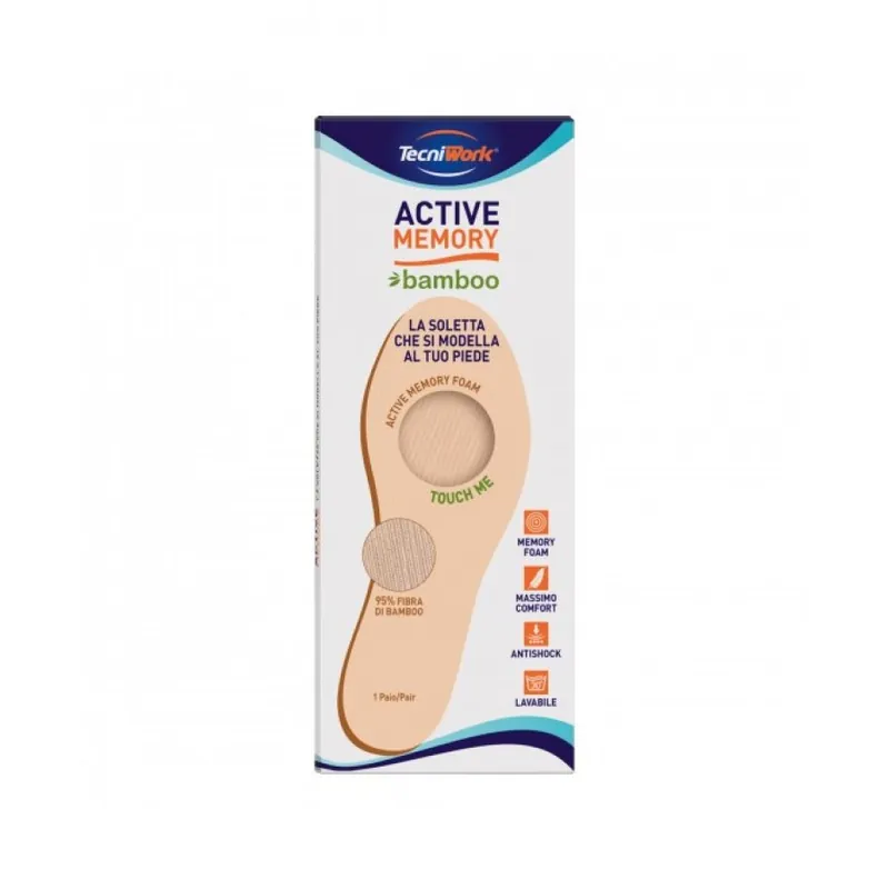 ACTIVE Memory Soletta Bamboo 37 - Comfort Naturale per Piedi Felici Promozione Esclusiva
