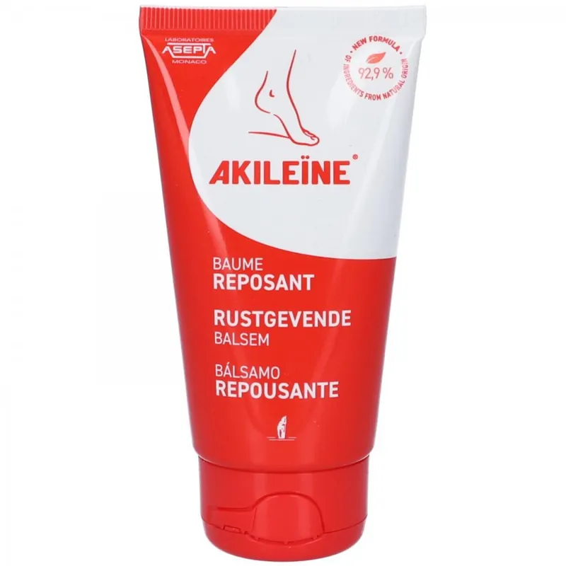 Akileine Rossa Balsamo Rilassante Antifatica 75ml - Sollievo per Piedi Affaticati e Gonfi Must-Have