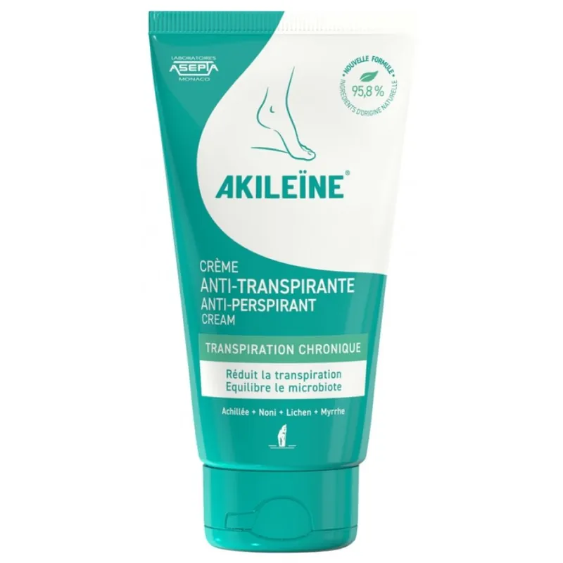 Akileïne, Crema Piedi Antitraspirante, 50 ml Originale