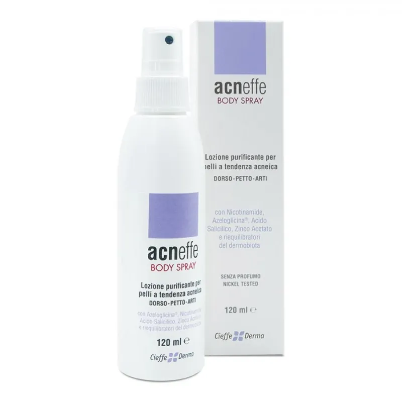 Promozione Cieffe Derma, Acneffe Body Spray, 120 ml