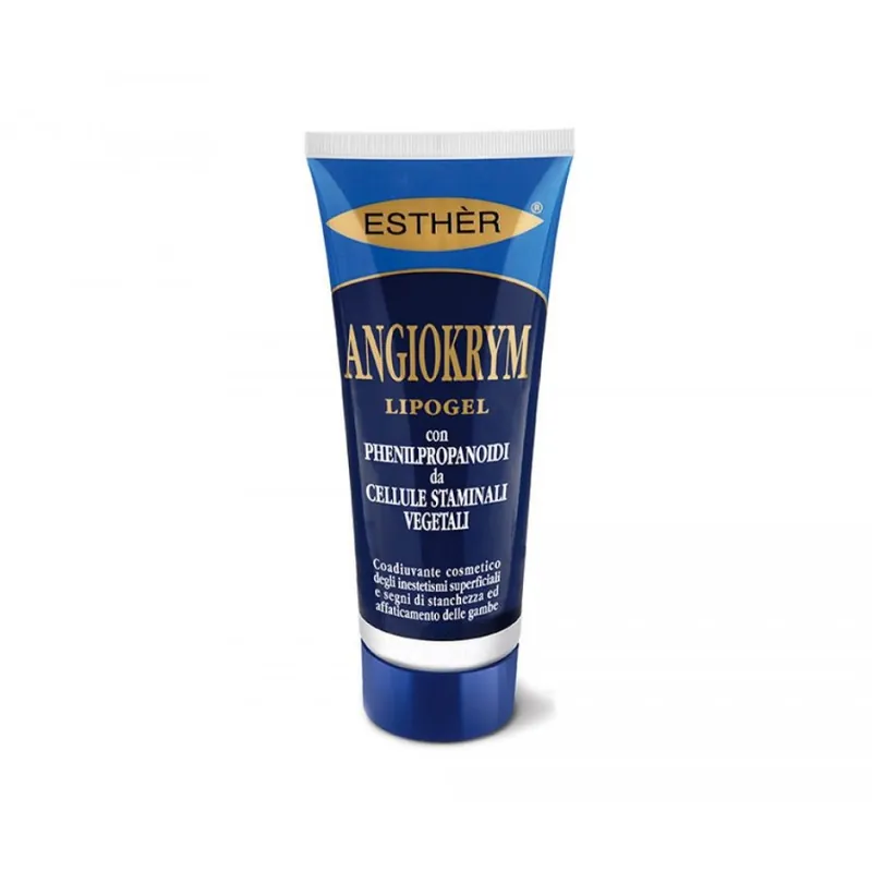 Reso Gratuito Difa Cooper - Angiokrym Lipogel 100ml - Trattamento per Gambe Leggere e Vitali