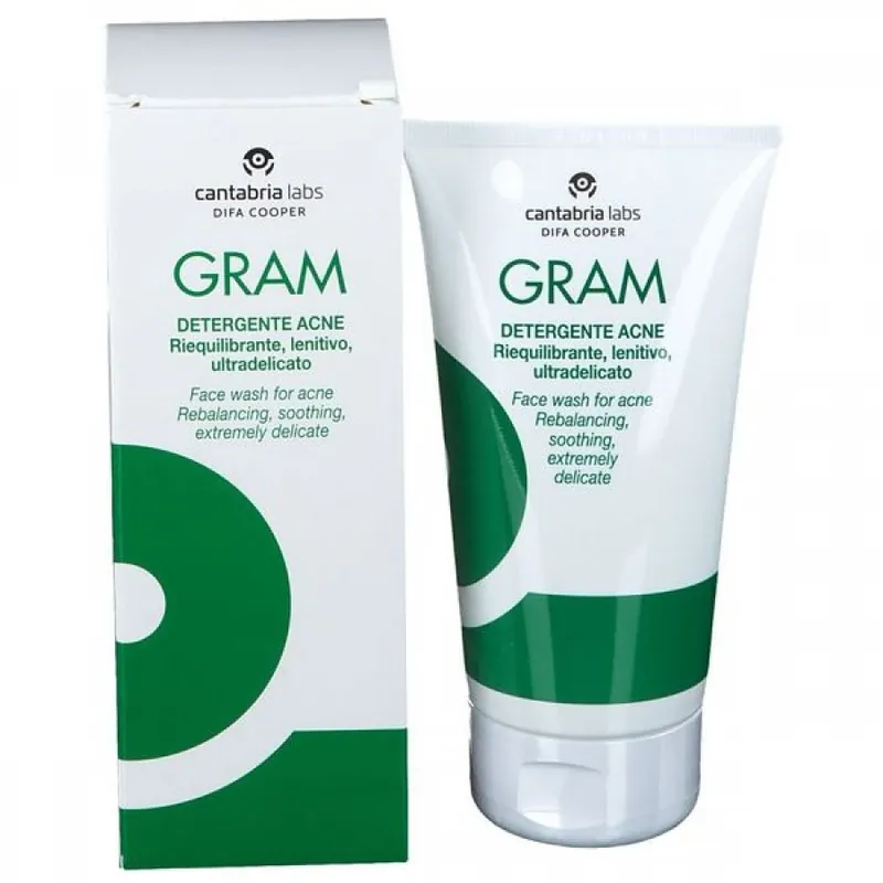 Difa Cooper - Gram Detergente Acne 150ml - Pulizia Profonda per una Pelle Chiara Scelto Dai Clienti