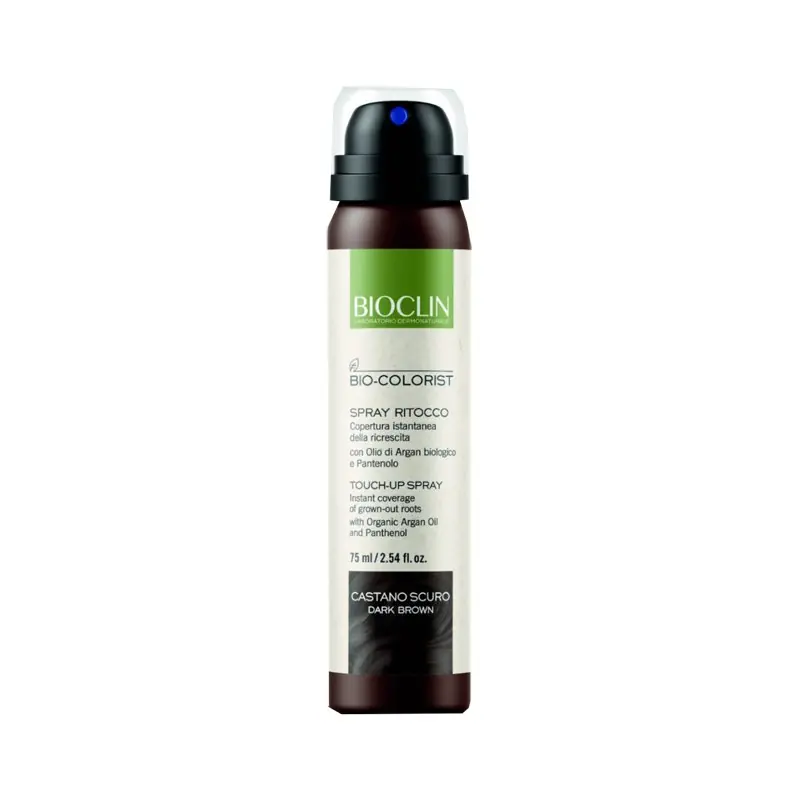 Biocolorist Spray Ritocco Castano Scuro per Copertura Ricrescita 75ml Subito Disponibile