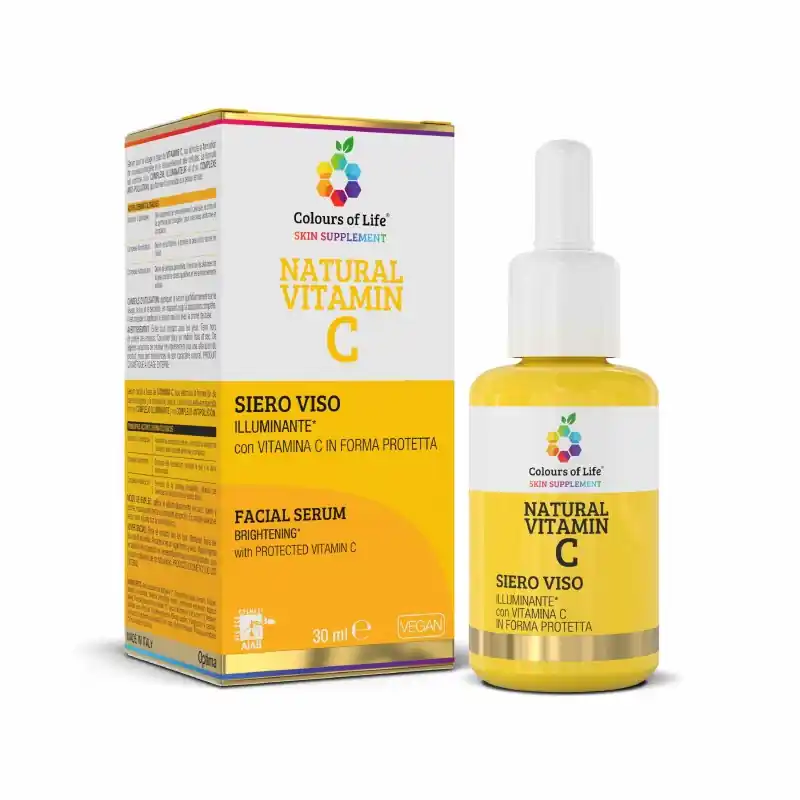 Edizione Limitata Optima Naturals Colours of Life Natural Vitamin C Siero Viso 30ml