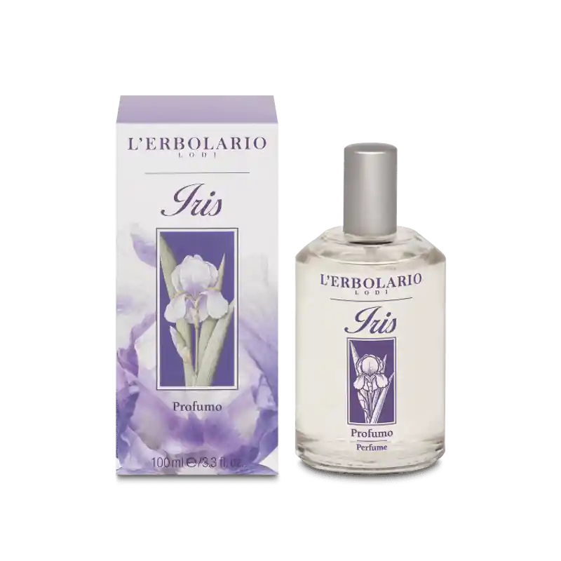 L'Erbolario Iris Profumo, fragranza fiorita e cipriata per eleganza e freschezza 100 ml Lusso