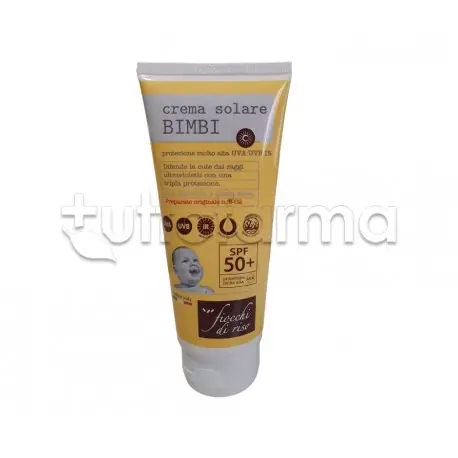 Migliore Qualità Fiocchi di Riso Crema Solare Bambini Protezione Molto Alta SPF 50+ 100ml
