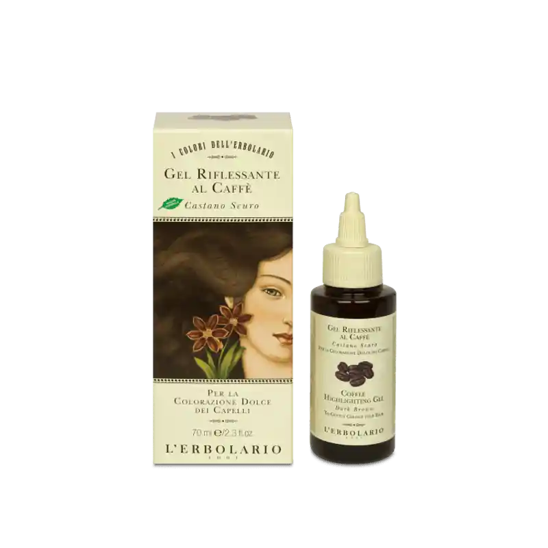 L'Erbolario Gel Riflessante Castano Scuro per Colorazione Naturale Capelli 70 ml Spedizione Mondiale