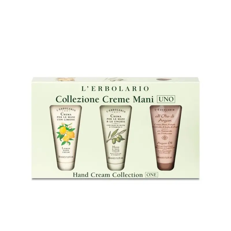 L'Erbolario Collezione Mani Unghie Limone e Argan per Mani Morbide e Protette 3x30ml Nuovo Arrivo