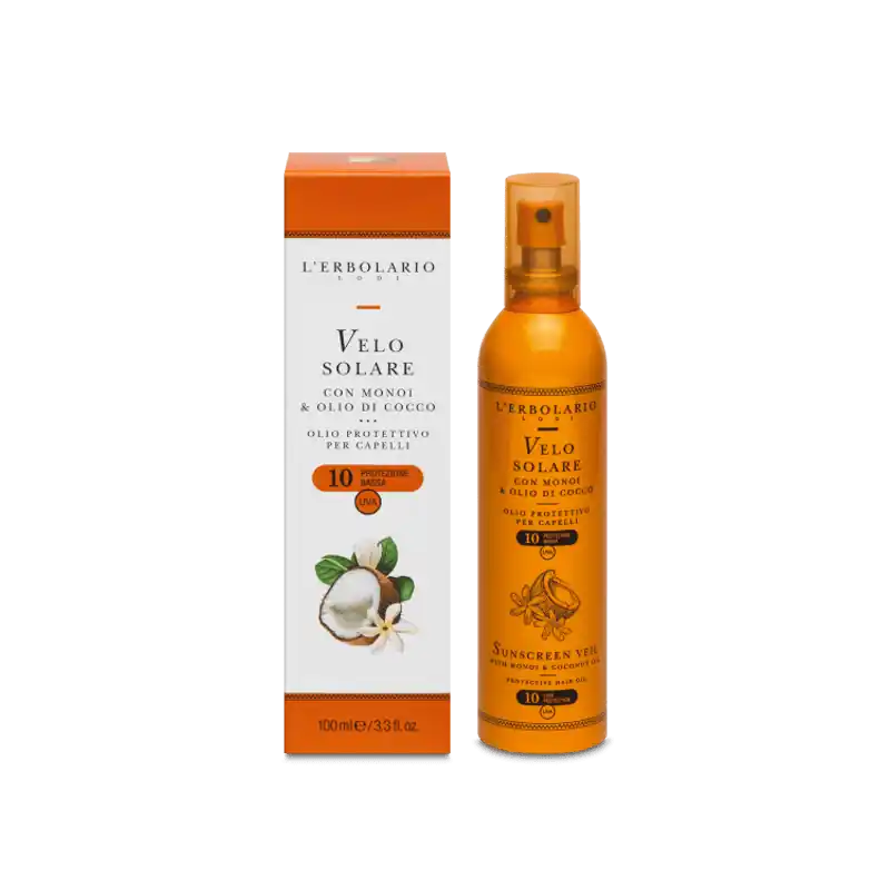 Direttamente Dal Produttore L'Erbolario Velo Solare Per Capelli Spf 10, protezione solare capelli, spray 100 ml