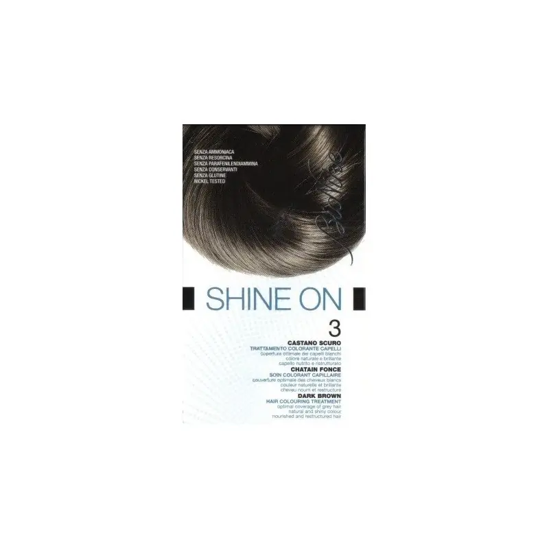Affare Bionike Shine On Tintura Capelli Castano Scuro Nuance 03 Senza Ammoniaca 75ml + 50ml