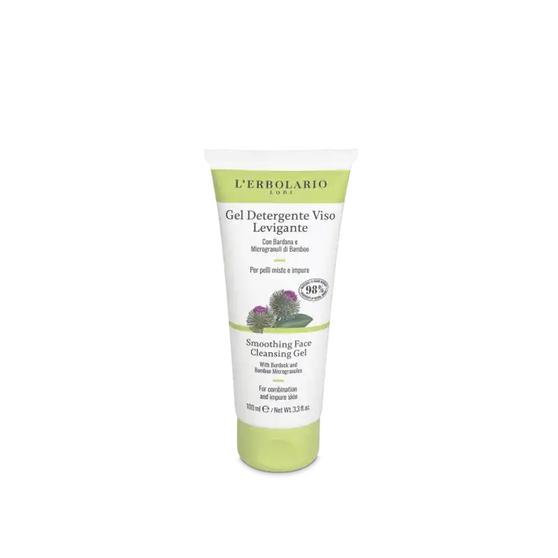 Garanzia Inclusa L'Erbolario Gel Detergente Viso Levigante per Pelli Miste e Impure – Detersione Esfoliante 100 ml