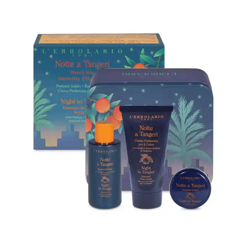L'Erbolario Beauty Box Atmosfera Notte a Tangeri per Idratazione e Profumazione Corpo Cofanetto 3 Pezzi Prezzo Basso
