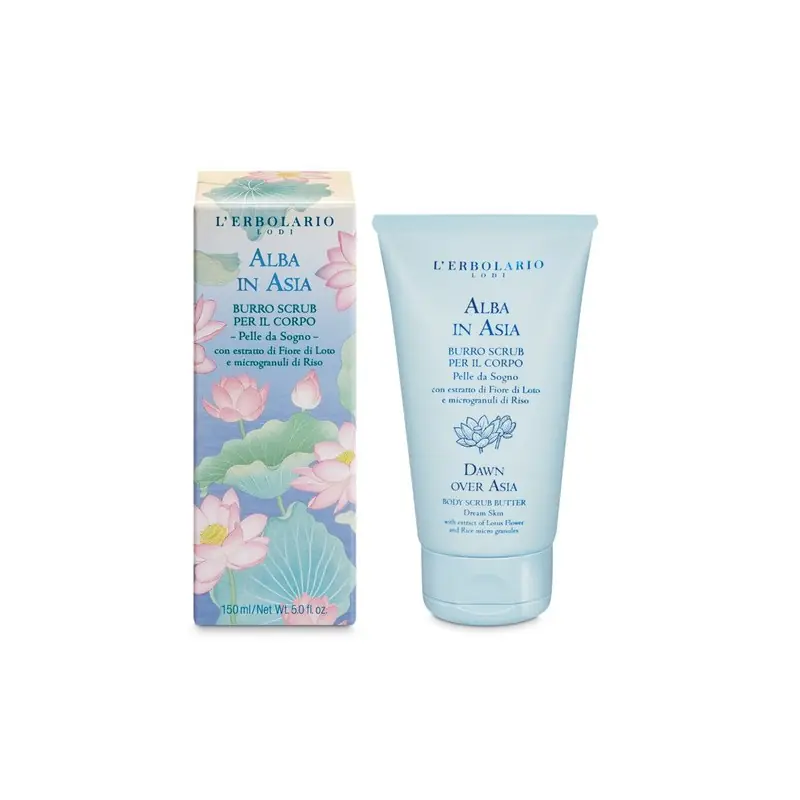 Bestseller L'Erbolario Alba In Asia Burro Scrub Corpo esfoliante naturale 150 ml
