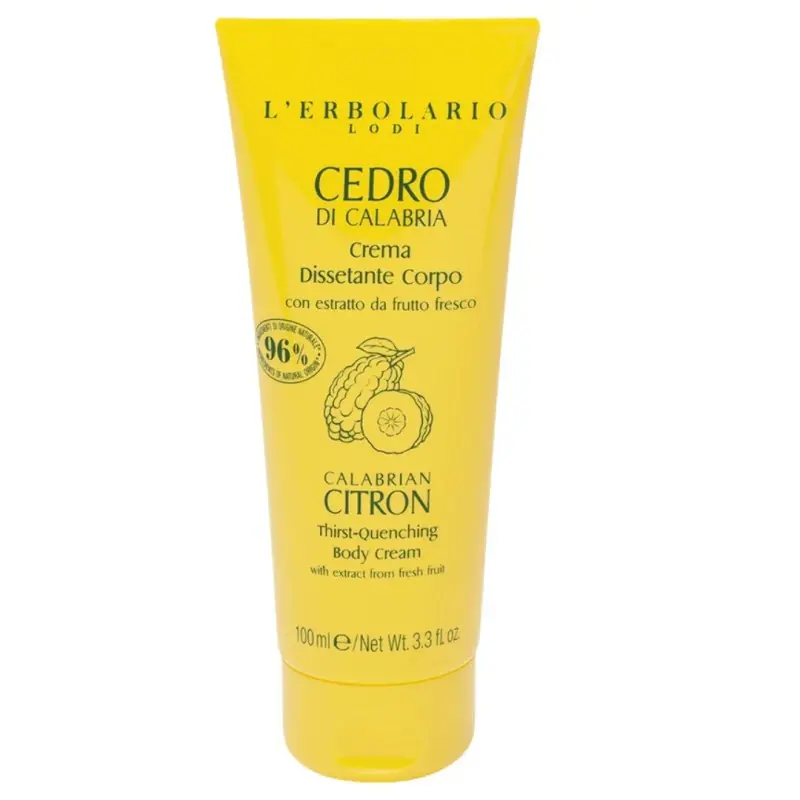 L'Erbolario Cedro di Calabria Crema Rinfrescante per Corpo 100ml Subito Disponibile