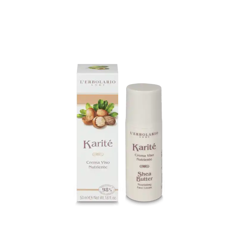 Esclusivo L'Erbolario Karité Crema Viso Nutriente per Pelle Idratata e Protetta 50ml