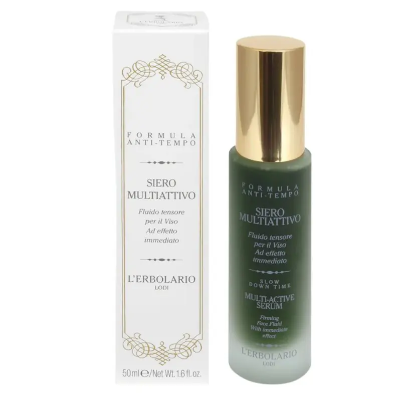 Popolare L'Erbolario Antitempo Siero Multiattivo Tonificante Viso Azione Antietà 50ml
