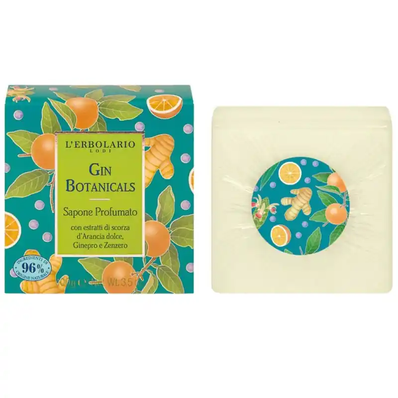 Edizione Limitata L'Erbolario Gin Botanicals Sapone Profumato per il Corpo 100g