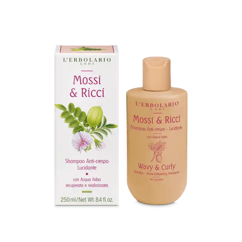 L'Erbolario Capelli Mossi&Ricci Shampoo Anti-crespo Lucidante per Ricci Perfetti 250ml Affare