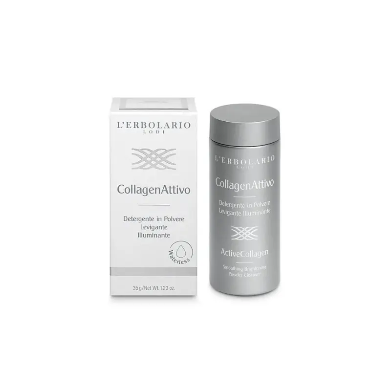 L'Erbolario Collagenattivo Detergente in Polvere Levigante Illuminante per Pelle Luminosa e Tonica 35g Moderno
