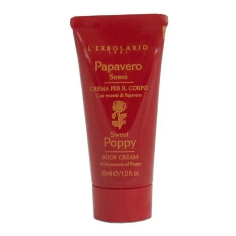 L'Erbolario Papavero Soave Crema Corpo Idratante e Elasticizzante 30 ml Prezzo Scontato