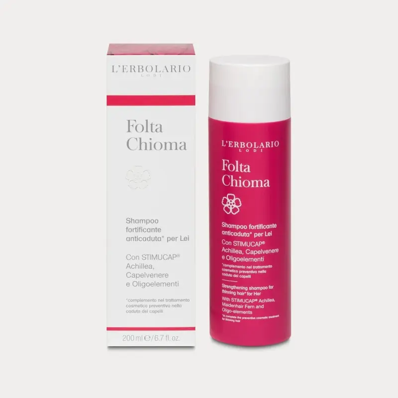 L'Erbolario Folta Chioma Shampoo Fortificante Anticaduta per Lei 200 ml Nuovo Arrivo