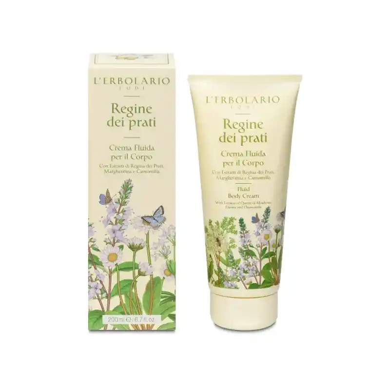 L'Erbolario Regine Dei Prati Crema Corpo per Pelle Morbida e Protetta 200 ml Professionale