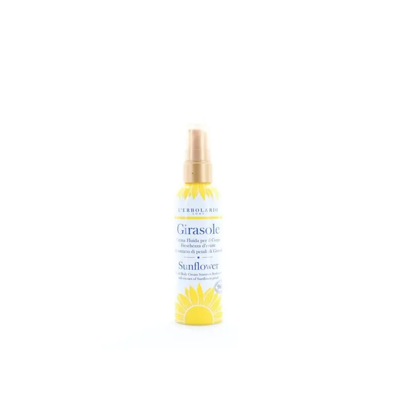 L'Erbolario Crema fluida corpo al Girasole per Idratazione e Nutrimento 100ml Moderno