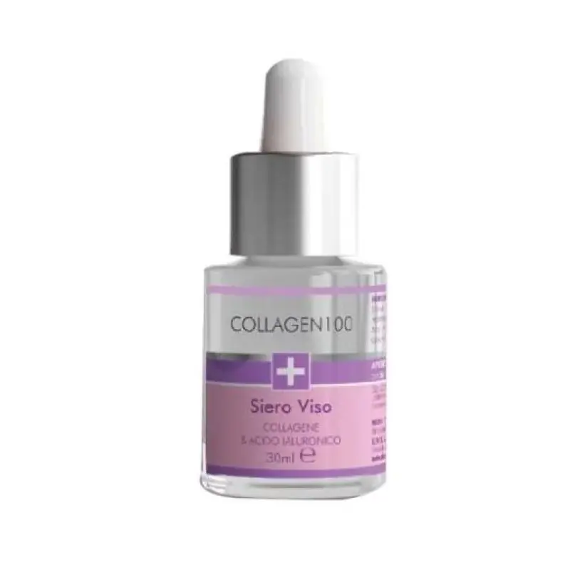 Collagen100 Siero Viso Idratante con Collagene Marino per Pelle Compatta 30ml Autentico