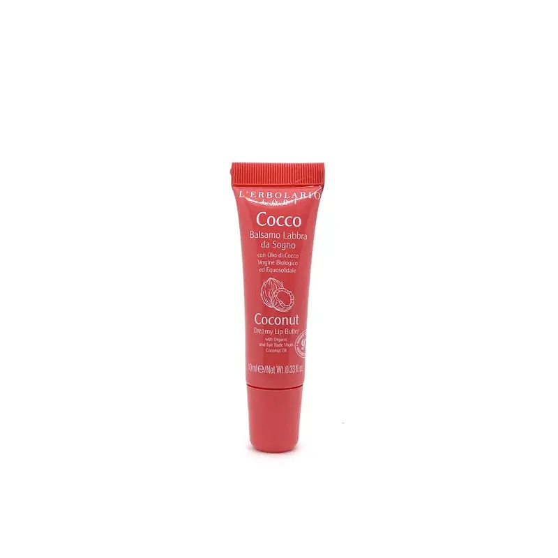 Ultimissimo Modello L'Erbolario Cocco Balsamo Labbra Da Sogno per Labbra Morbide e Protette Tubo da 10 ml