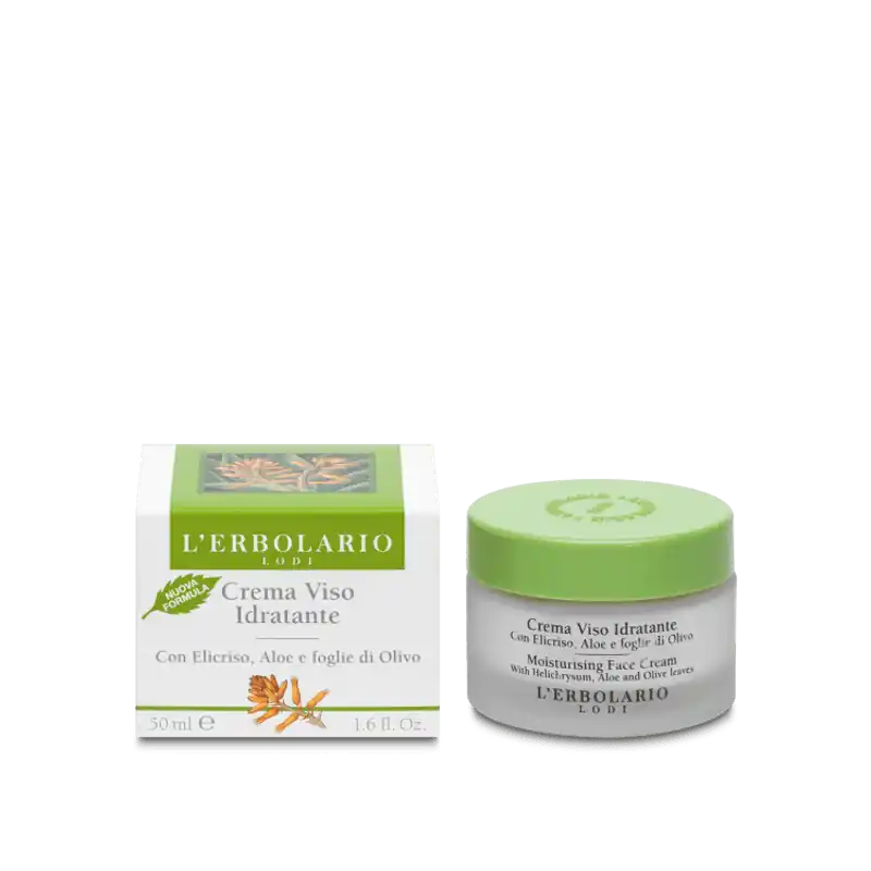 L'Erbolario Crema Viso Giorno Idratante per Pelle Secca 50ml Spedizione Mondiale