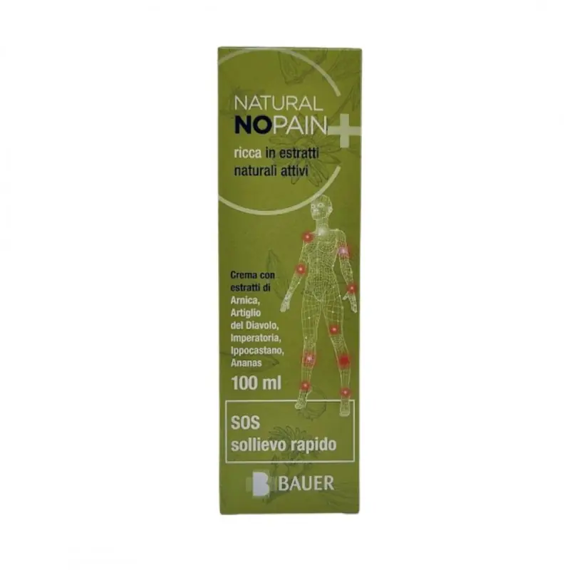 Bauer Natural No Pain Gel per Dolori Muscolari e Articolari 100ml Occasione