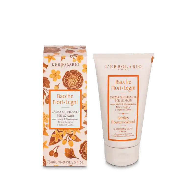 Consegna Rapida L’Erbolario Bacche Fiori Legni Crema Mani per Idratazione e Protezione Mani 75 ml