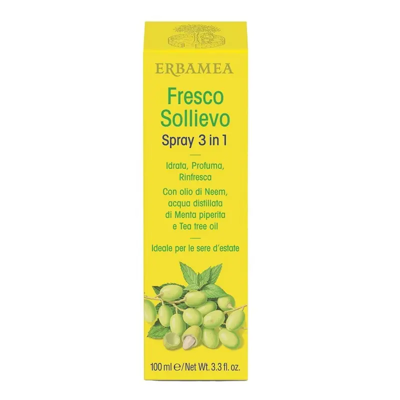 Fresco Sollievo Spray 3 in 1 per Idratazione e Freschezza 100ml Migliore Qualità