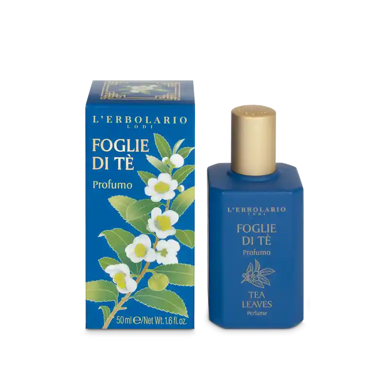 Autentico L'Erbolario Foglie di Tè Profumo unisex, fragranza fresca e raffinata 50ml