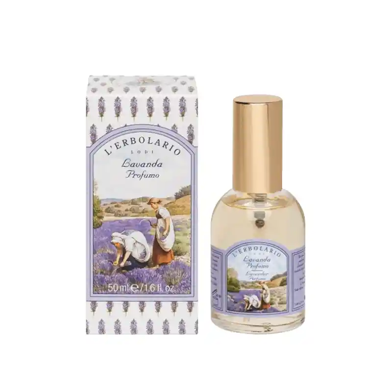 Moderno L'Erbolario Profumo Lavanda, fragranza rilassante e delicata per pelli sensibili 50 ml