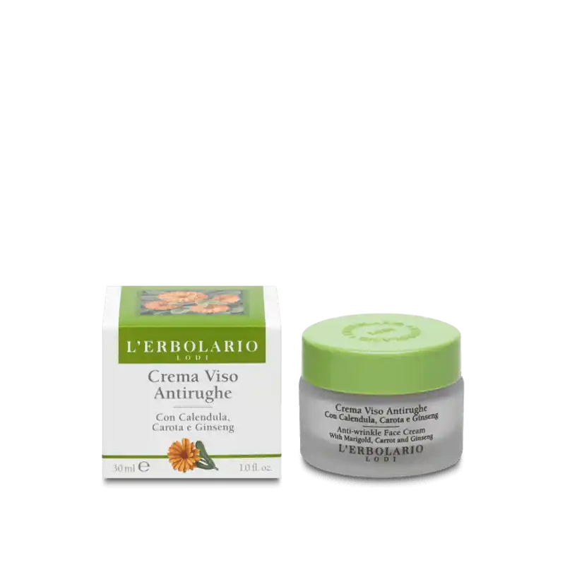 L'Erbolario Crema Viso Antirughe per Pelle Giovane e Luminosa 30 ml Certificato