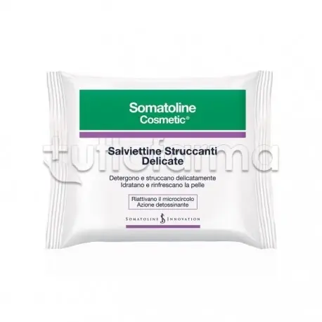 Non Perdere Somatoline Salviette Struccanti Delicate 20 Pezzi
