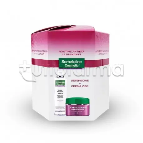 Somatoline Cofanetto Radiance Crema Viso Illuminante + Acqua Micellare Idratante Migliore Qualità