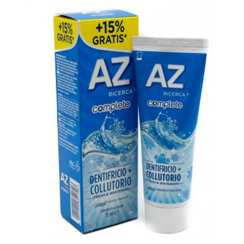 Miglior Prezzo AZ - Complete Fresh + Collutorio Whitening Dentifricio 75ml