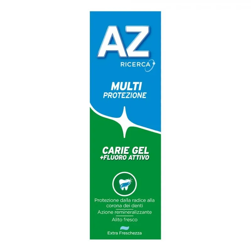 AZ - Dentifricio Verde Gel 75ml, Dentifricio con Formula Protettiva al Gusto di Menta Bestseller