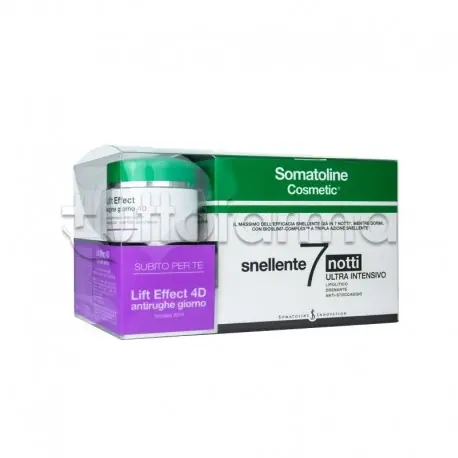 Somatoline Snellente Intensivo 7 Notti 400ml + Lift Effect Antirughe Giorno 4D Prezzo Scontato