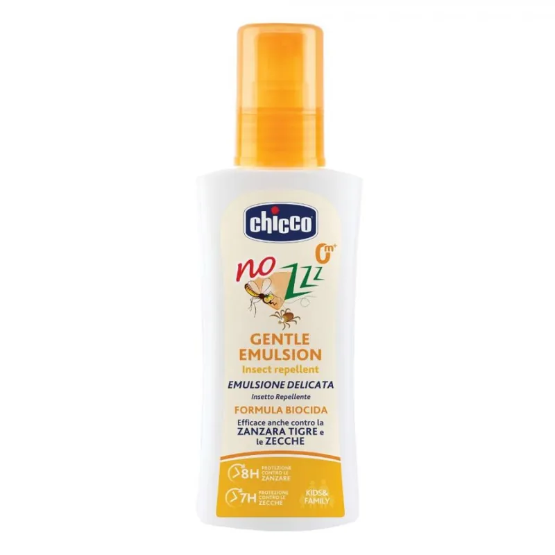 In Voga Chicco Lozione Insettorepellente Protezione Delicata 100ml 0 Mesi+ - Chicco Insettorepellente