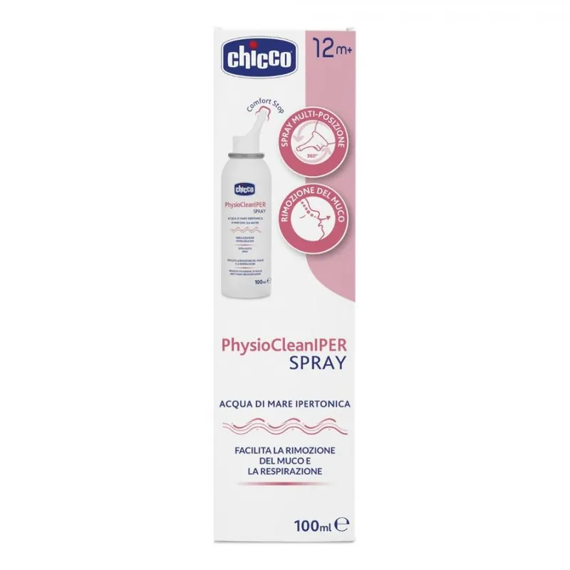 Chicco Physioclean Iper Spray Soluzione Ipertonica 100ml - Chicco Physiocleaniper Spray Compra Online