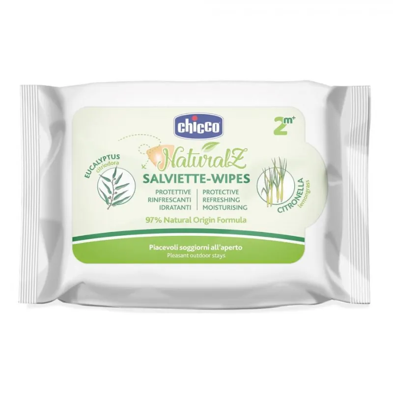 Prezzo Conveniente Chicco, Natural Z Salviettine Protettive, 20 salviette