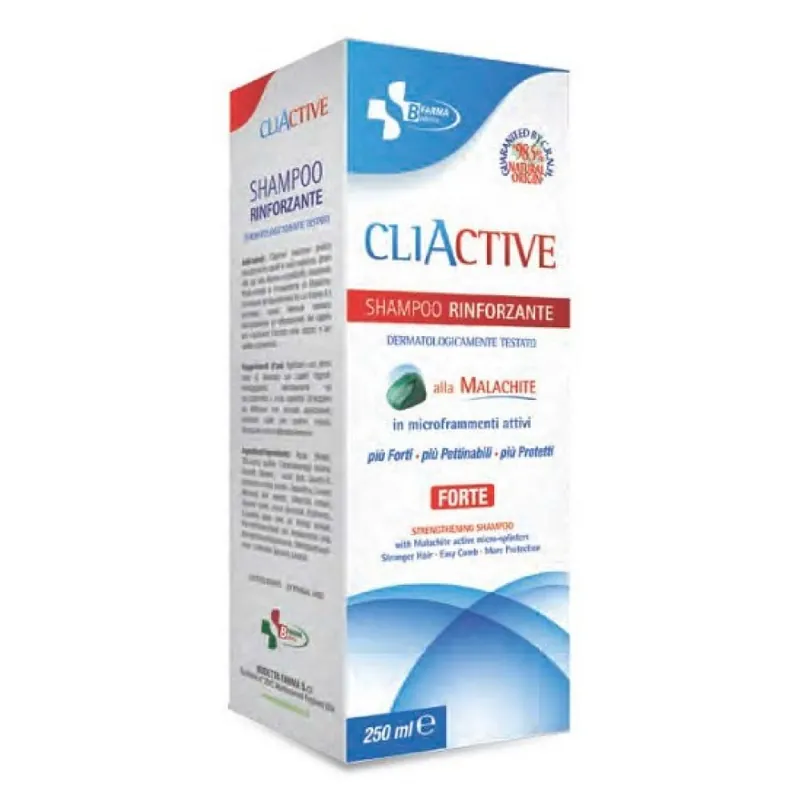 CliActive Shampoo Rinforzante Forte alla Malachite 250 ml Ultimissimo Modello