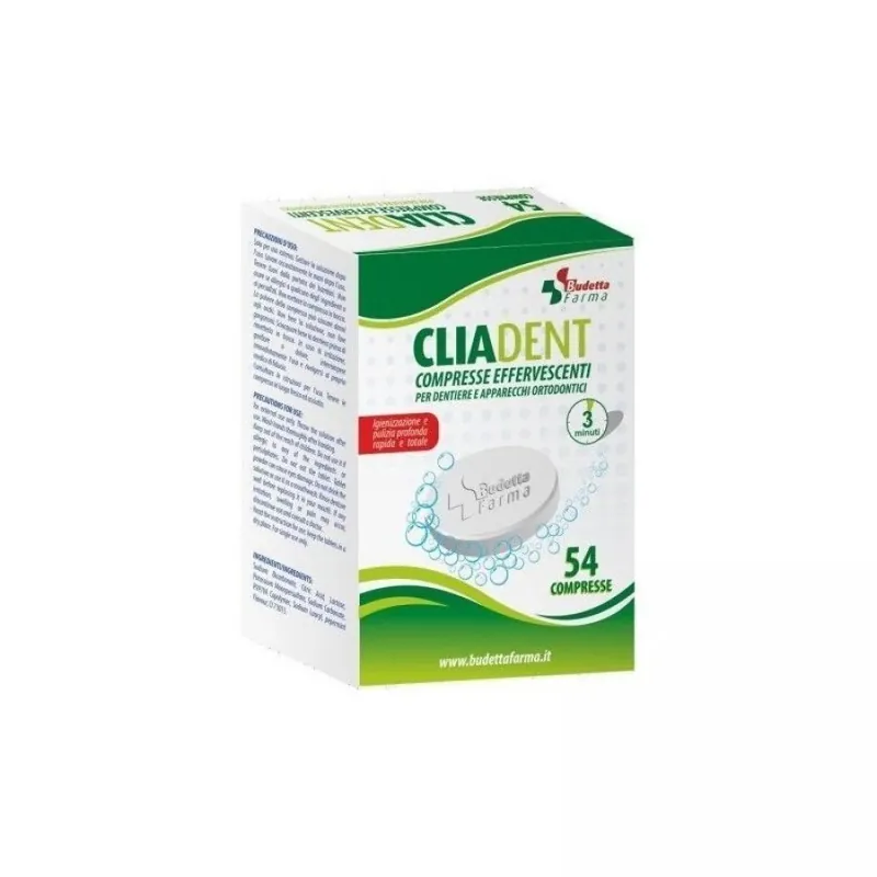 Cliadent - Effervescenti Per L'igiene Di Apparecchi Ordotontici 54 Compresse Offerta Del Giorno
