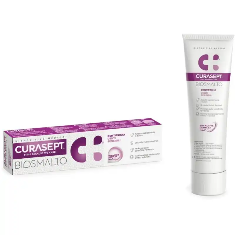 Top Qualità Curasept Biosmalto Dentifricio per Denti Sensibili 75ml
