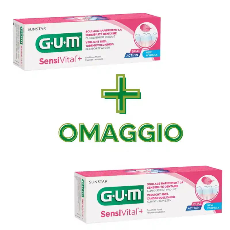 Prezzo Di Fabbrica Gum Sensivital Dentifricio Gel per Sensibilità Orale 75ml + CONFEZIONE OMAGGIO
