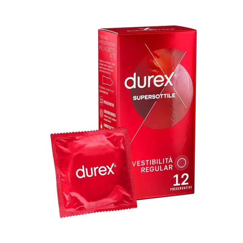 Durex Supersottili Easy-On 12 Profilattici Must-Have