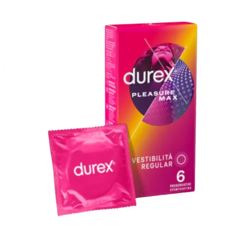 Durex PleasureMax 6 Profilattici Stimolanti Easy-On Offerta Speciale